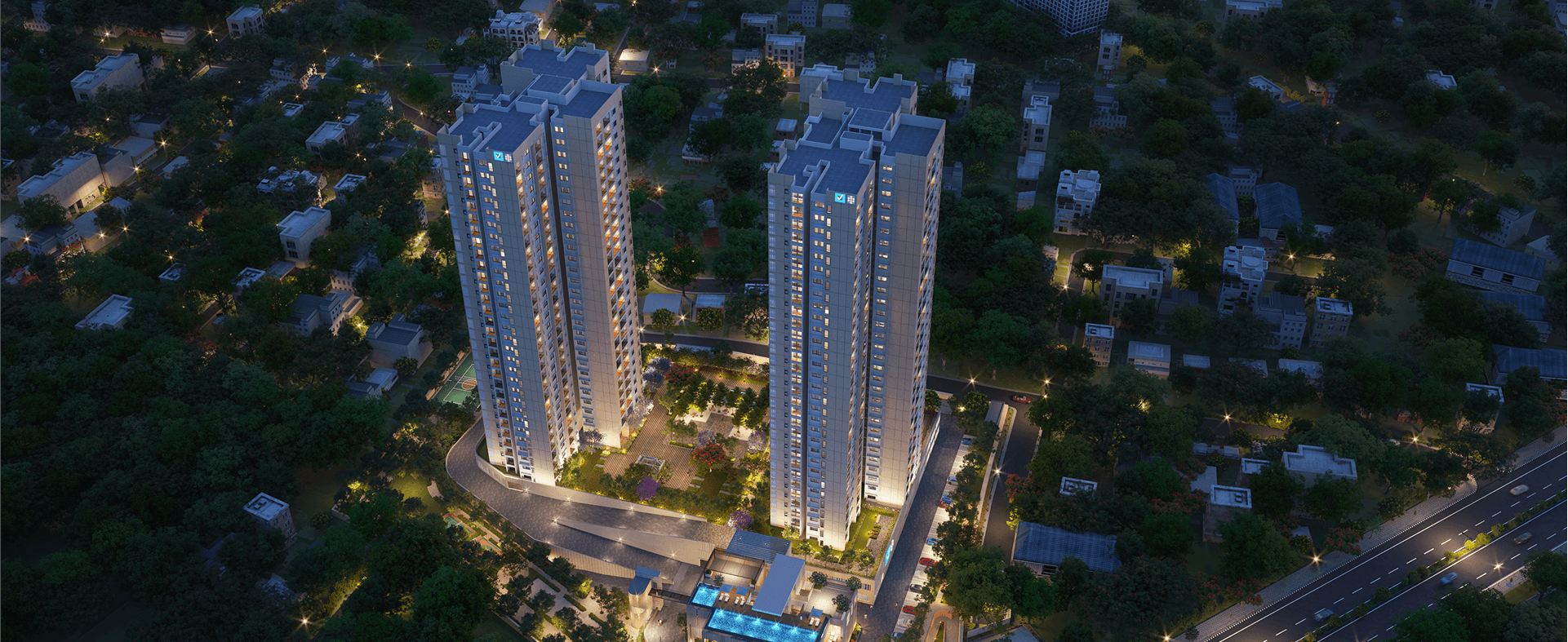 Vaishnavi AT-One Krishna Brindavan project view